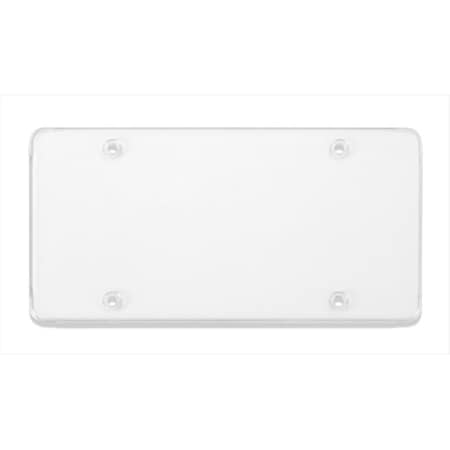 Striker Tuf Flat Novelty License Plate shield, Clear ST55975